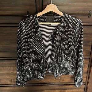 The Limited lace Moto jacket, size medium petite, EUC